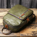 Leather Backpack Soft Leather Schoolbag