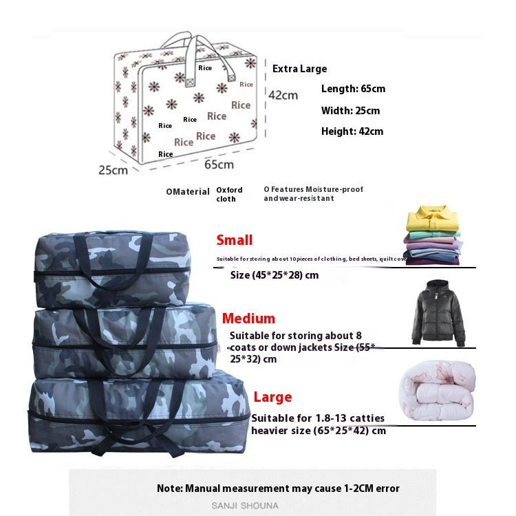 Luggage Thickened Waterproof Travel Bag Men's And Women's